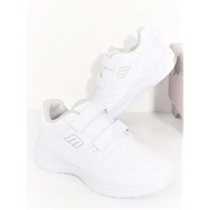 Konfores 1706 Anatomik Tabanlı Unisex Bantlı Sneakers Ayakkabı - NKT01706-BEYAZ-40
