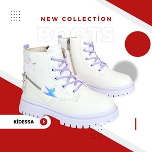 Kidessa 1733 Anatomik Tabanlı Kız Çocuk Postal Bot - NKT01733-BEJ-29