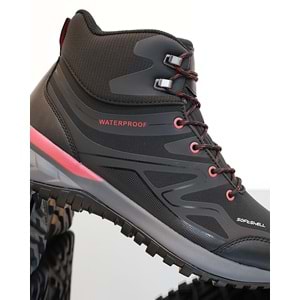 1766-Camora Anatomik Tabanlı Waterproof Trekking Spor Bot - NKT01766-siyah kırmızı-45