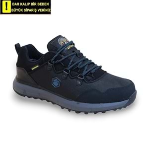 Lumberjack 1800-Wılmore Anatomik Tabanlı Waterproof Trekking Yürüyüş & Koşu Ayakkabısı - NKT01800-siyah gri-44