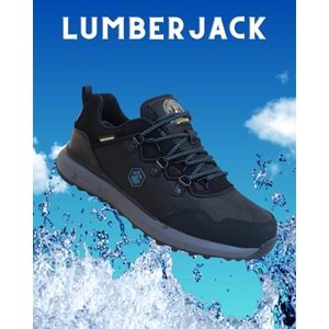 Lumberjack 1800-Wılmore Anatomik Tabanlı Waterproof Trekking Yürüyüş & Koşu Ayakkabısı - NKT01800-siyah gri-45
