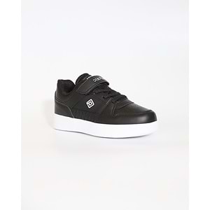Kidessa 1825 Anatomik Tabanlı Unisex Çocuk Günlük Spor Ayakkabı - NKT01825-siyah beyaz-30