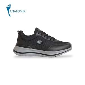 Lumberjack 1827-Baller Anatomik Tabanlı Unisex Yürüyüş Ayakkabısı - NKT01827-siyah-40
