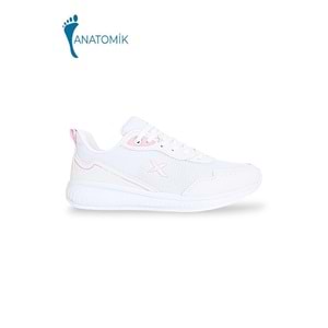 Kinetix 1830-Nancy Anatomik Tabanlı Kadın Yürüyüş & Koşu Ayakkabısı - NKT01830-beyaz pembe-38