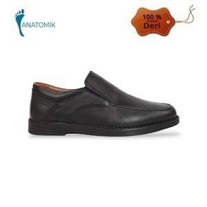 Polaris 1839 Hakiki Deri Anatomik Tabanlı Erkek Günlük Ayakkabı - NKT01839-siyah-42