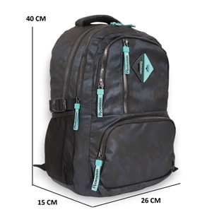 Konfores 1877-2049 Unisex Anatomik Sırt Yapılı Günlük ve Okul Sırt Çantası - NKT01877-mavi-TEK EBAT