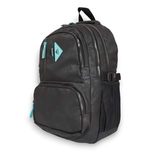 Konfores 1877-2049 Unisex Anatomik Sırt Yapılı Günlük ve Okul Sırt Çantası - NKT01877-siyah-TEK EBAT