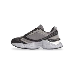 Jump 1878-29903 Anatomik Kalın Tabanlı Bayan Sneakers Ayakkabı - NKT01878-siyah gri-40