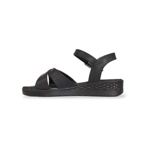 Konfores 1903-261126 Anatomik Tabanlı Kadın Sandalet - NKT01903-siyah-38