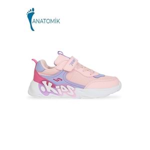 Jump 1972-30013 Anatomik Tabanlı Unisex Çocuk Günlük Spor Ayakkabı - NKT01972-PUDRA-30