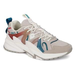 Jump 1988-29942 Anatomik Kalın Tabanlı Kadın Sneakers Ayakkabı - NKT01988-BEJ-40