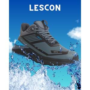 Lescon 2094-Wınd Anatomik Tabanlı Waterproof Trekking Ayakkabı - NKT02094-Füme-40