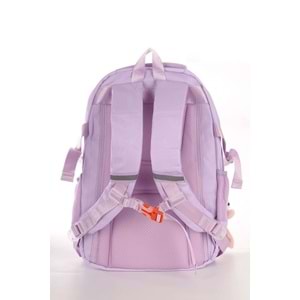 Relaxion 2174-1450 İthal Kore Tarzı Unisex Çocuk İlkokul Sırt Çantası - NKT02174-lila-TEKEBAT
