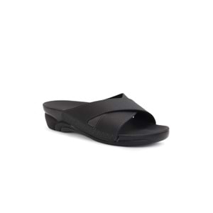 2176-Venedik-9 Tam Anatomik Kadın Günlük Terlik - NKT02176-siyah-38