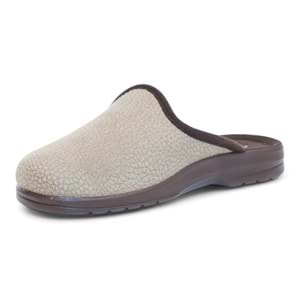 2220-9955-Ceyo Tam Anatomik Erkek Ev,Ofis Terliği - NKT02220-BEJ-41