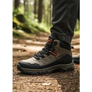 2281-Magg Point Anatomik Kaydırmaz Tabanlı Unisex Fermuarlı Spor Bot - NKT02281-Kum-37