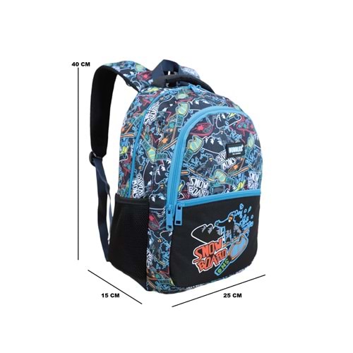 Kidessa 1269 Anatomik Sırt Yapılı Unisex İlkokul Çantası