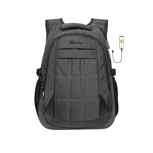 Konfores 1552-2227 Unisex Anatomik Yarasa Sırt Okul Çantası
