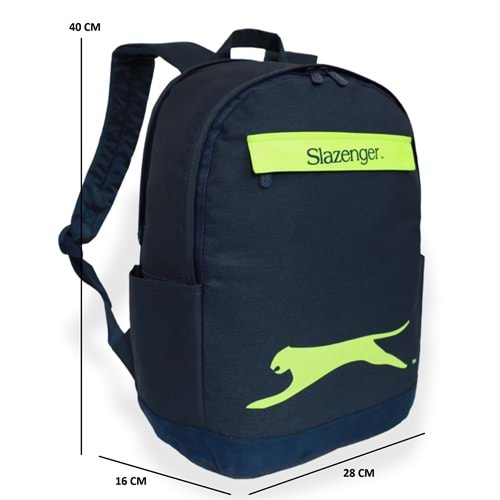1592-Slazenger Unisex Anatomik Sırt Okul Çantası