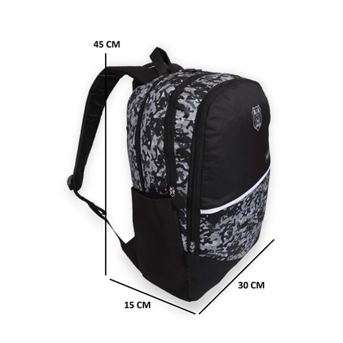 1648-Voyager Taraftar Unisex Anatomik Sırt Seyehat Spor ve Okul Çantası