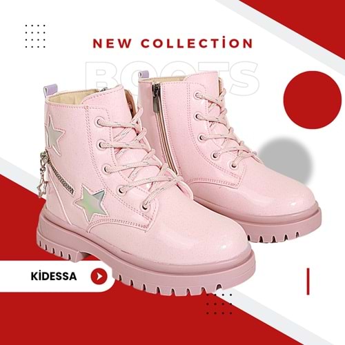 Kidessa 1733 Anatomik Tabanlı Kız Çocuk Postal Bot