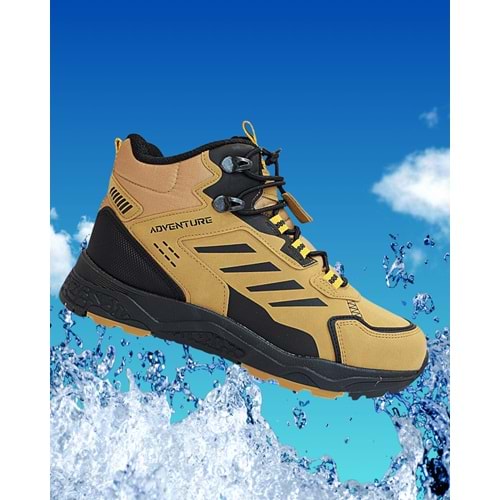Kidessa 1783 Anatomik Tabanlı Lastik Bağcıklı Çocuk Trekking Spor Bot