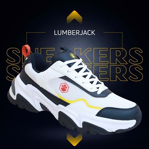 Lumberjack 1801-Joanna Anatomik Kalın Tabanlı Fileli Sneakers Ayakkabı
