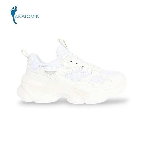 Jump 1850-29891 Anatomik Kalın Tabanlı Bayan Sneakers Ayakkabı