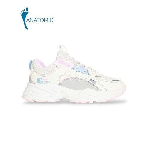 Jump 1851-29943 Anatomik Kalın Tabanlı Bayan Sneakers Ayakkabı
