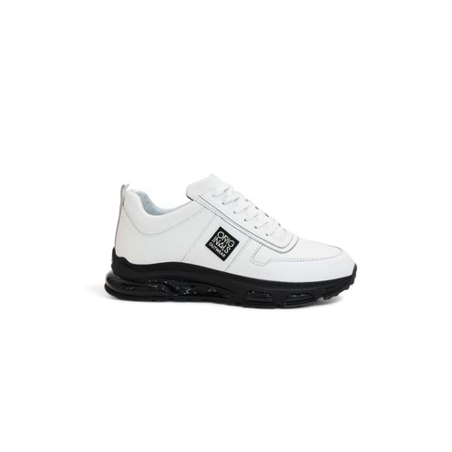 Konfores 2136 Hakiki Deri Anatomik Air Tabanlı Erkek Sneakers Ayakkabı