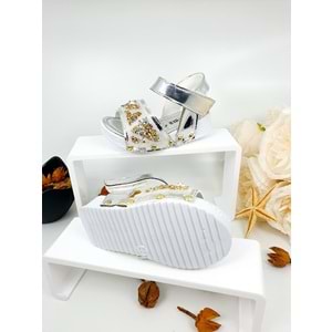 CANSIN KIZ ÇOCUK SANDALET - CANSIN - GÜMÜŞ - 22 - NKT00056-GÜMÜŞ-22