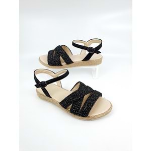 FHM BAYAN DÜZ TABAN SANDALET - FHM - SİYAH - 40 - NKT00065-786