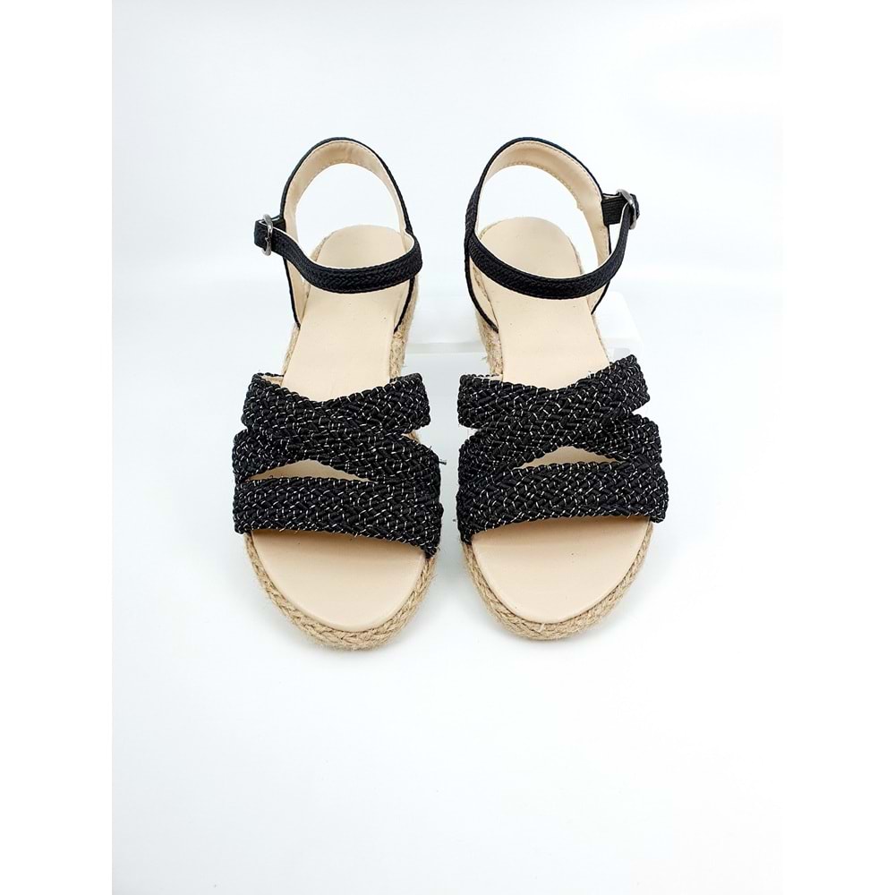 FHM BAYAN DÜZ TABAN SANDALET - FHM - SİYAH - 40 - NKT00065-786