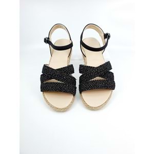 FHM BAYAN DÜZ TABAN SANDALET - FHM - SİYAH - 40 - NKT00065-786