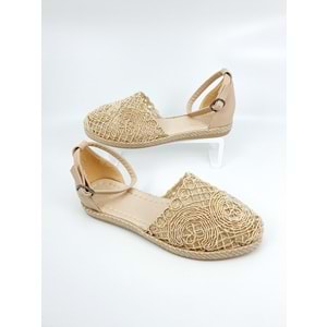 FHM BAYAN DÜZ TABAN SANDALET - FHM - BEJ - 38 - NKT00067-800