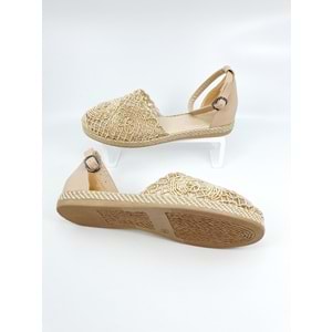 FHM BAYAN DÜZ TABAN SANDALET - FHM - BEJ - 38 - NKT00067-800