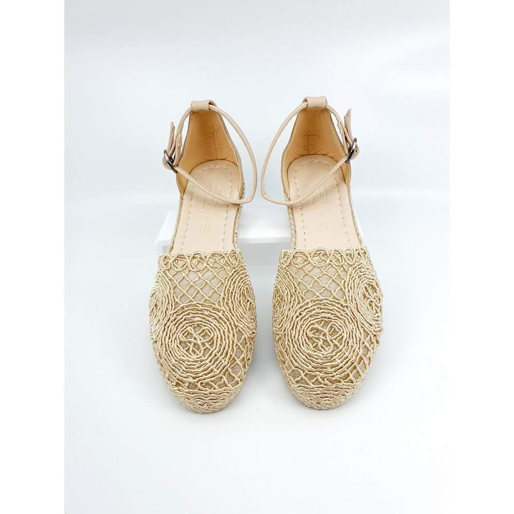 FHM BAYAN DÜZ TABAN SANDALET - FHM - BEJ - 38 - NKT00067-800