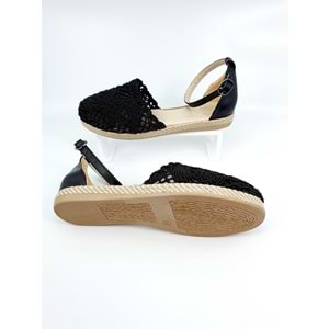 FHM BAYAN DÜZ TABAN SANDALET - FHM - SİYAH - 38 - NKT00067-806