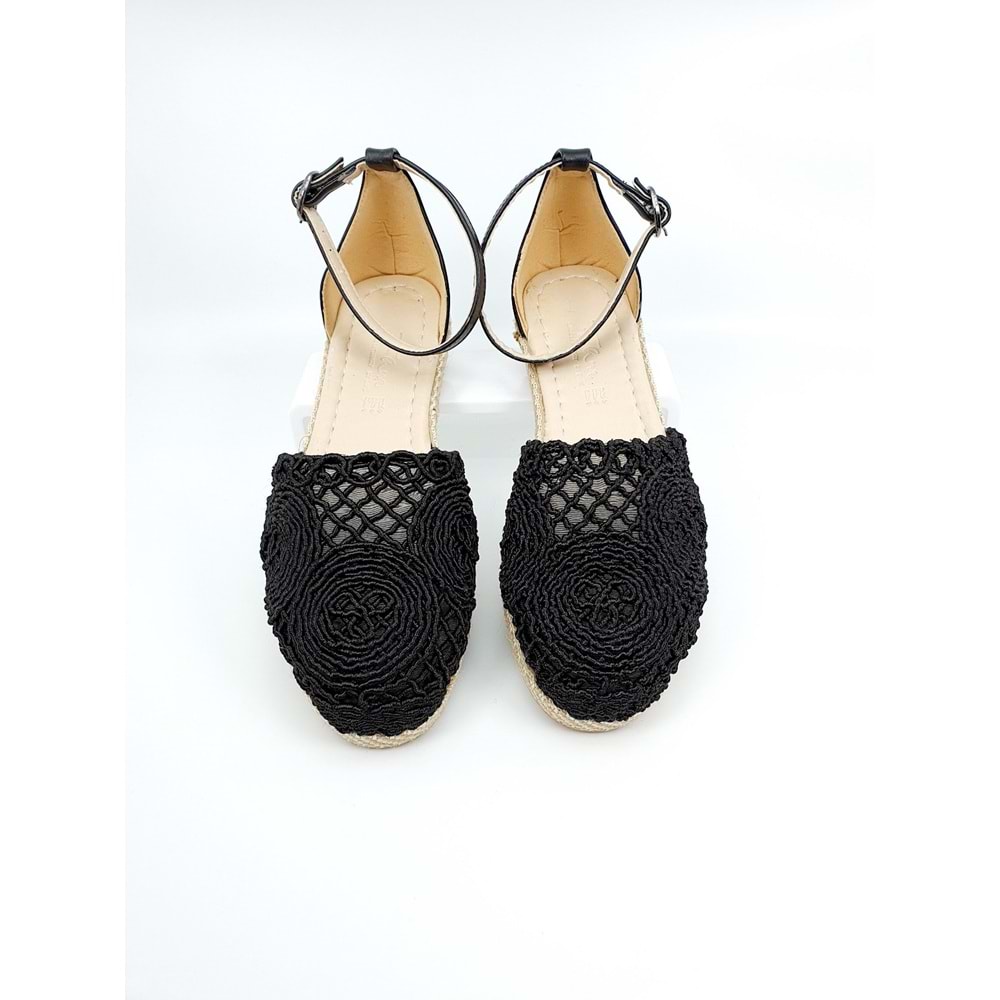 FHM BAYAN DÜZ TABAN SANDALET - FHM - SİYAH - 38 - NKT00067-806