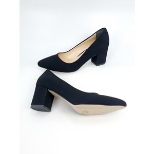 kadir ekici bayan stiletto ayakkabı - siyah nubuk - 39
