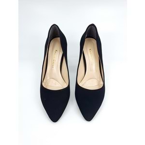 kadir ekici bayan stiletto ayakkabı - siyah nubuk - 39