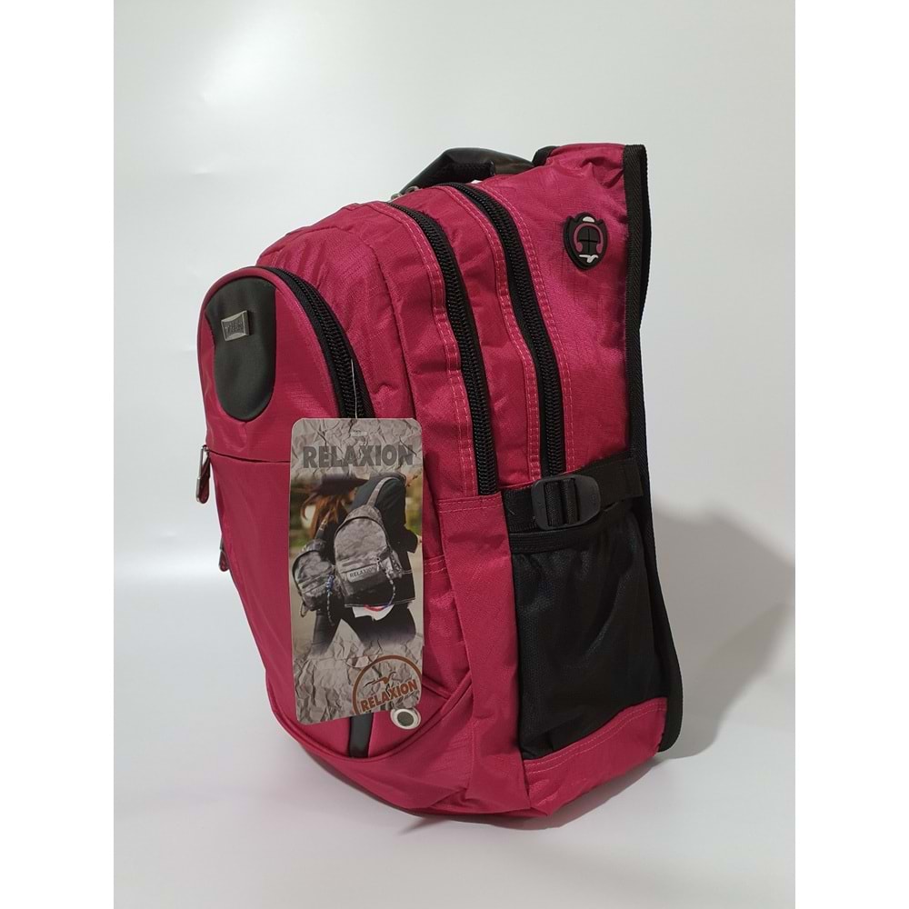 Relaxion 8626 yarasa sırt çantası - PEMBE - TEK EBAT