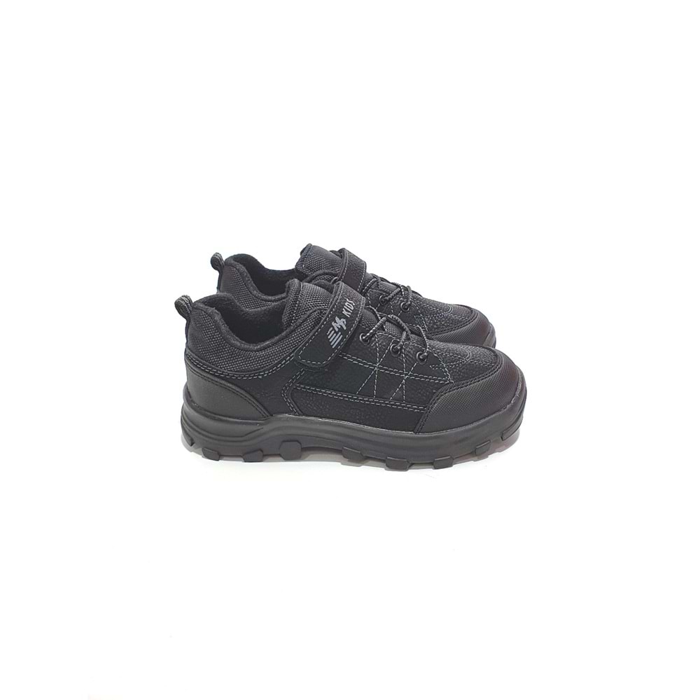 m.p 5893 trekking çocuk ayakkabı - siyah - 32