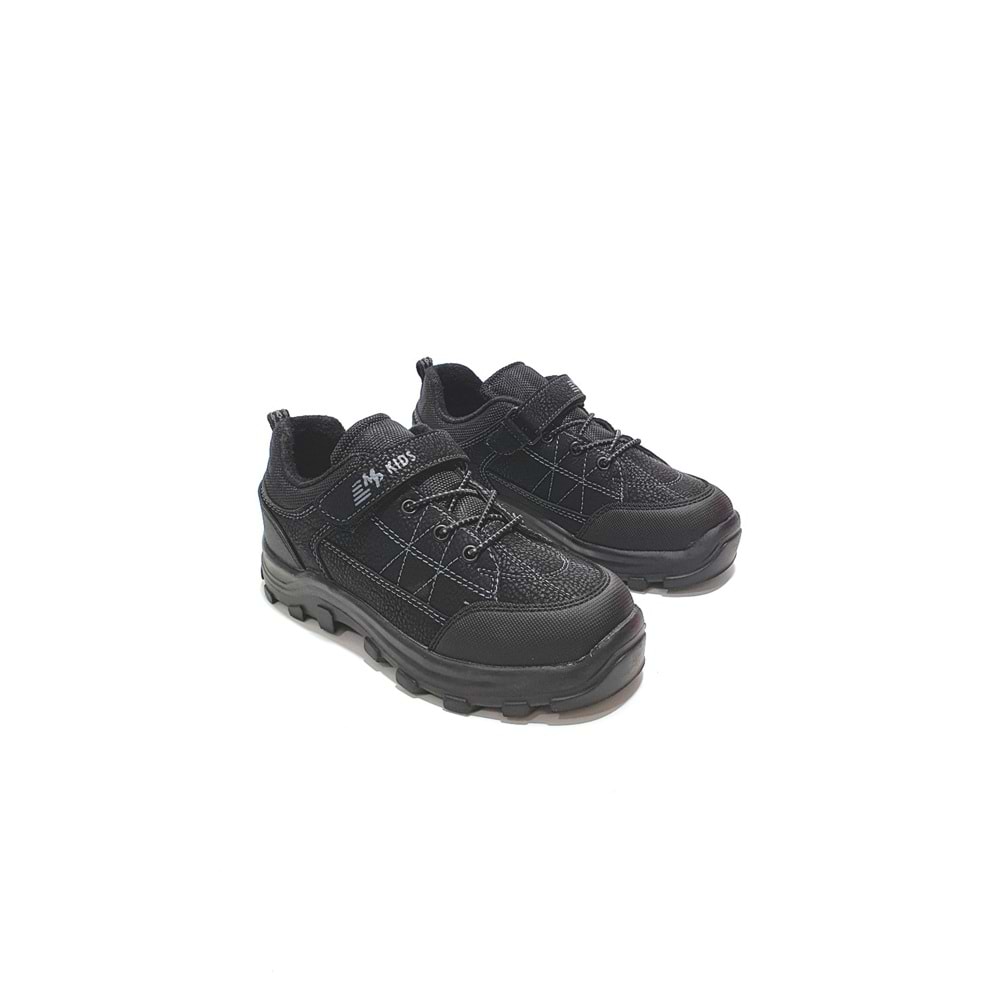 m.p 5893 trekking çocuk ayakkabı - siyah - 32