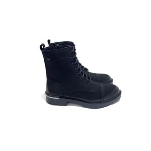 castle black 82422 hakiki deri bayan bot - siyah nubuk - 36