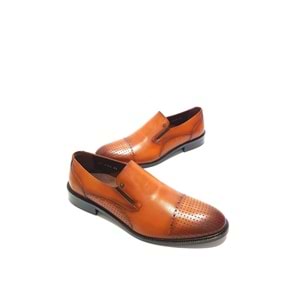 smart hakiki deri erkek klasik ayakkabı - NKT00357-TABA-44