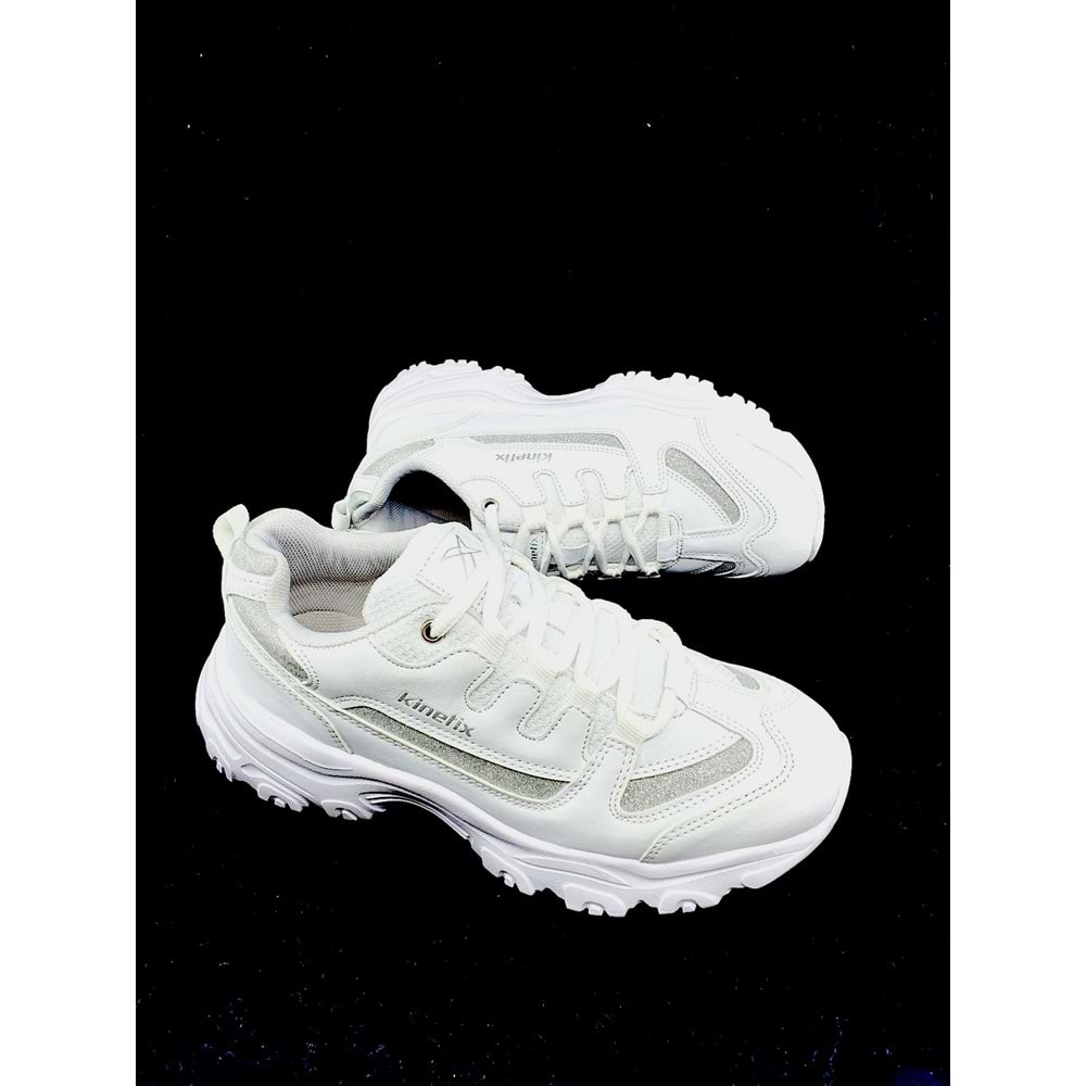 Kinetix Perı Ortopedic Sneakers Ayakkabı - BEYAZ - 37