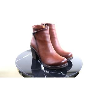 Leona Bayan Kısa Topuklu Bot - TABA - 37