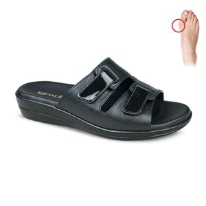Konfores 1487-9863-25 Tam Anatomik Bayan Terlik - NKT01487-siyah-39