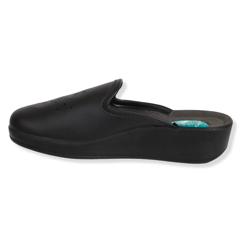 Konfores 1501-9932-8 Tam Anatomik Ev İçi Bayan Terlik - NKT01501-siyah-36